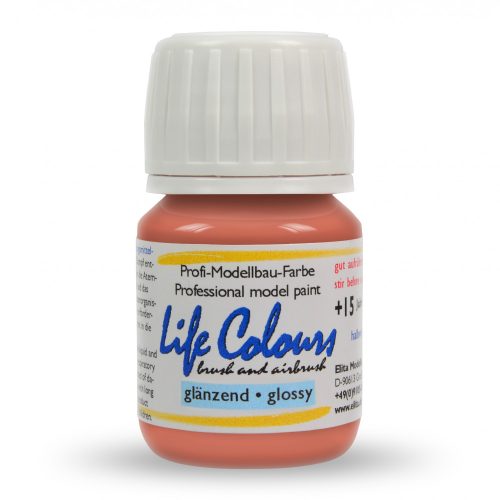 Elita Modelle 73022 Life Colours RAL3022 Lachsrot - piros fényes modellfesték, 15 ml