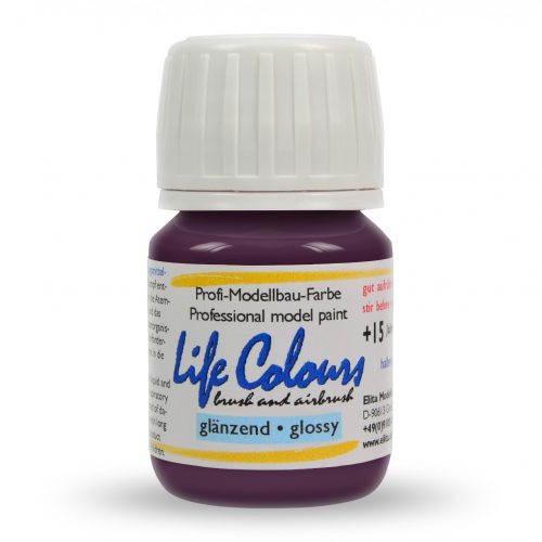 Elita Modelle 74007 Life Colours RAL4007 Purpurviolett - lila fényes modellfesték, 15 ml