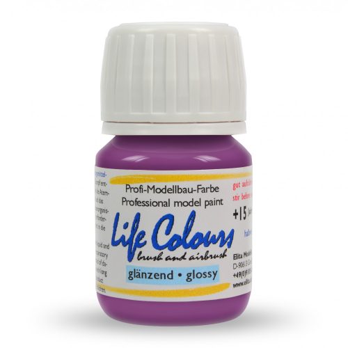 Elita Modelle 74008 Life Colours RAL4008 Signalviolett - lila fényes modellfesték, 15 ml