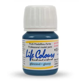   Elita Modelle 75001 Life Colours RAL5001 Grünblau - kék fényes modellfesték, 15 ml