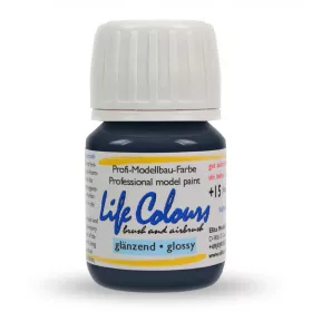   Elita Modelle 75011 Life Colours RAL5011 Stahlblau - kék fényes modellfesték, 15 ml