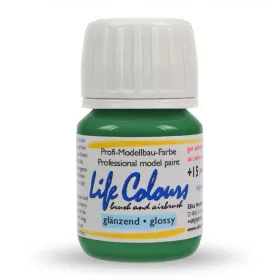   Elita Modelle 76001 Life Colours RAL6001 Smaragdgrün - zöld fényes modellfesték, 15 ml
