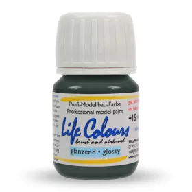   Elita Modelle 76012 Life Colours RAL6012 Schwarzgrün - zöld fényes modellfesték, 15 ml