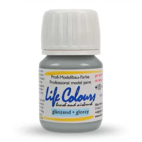   Elita Modelle 77042 Life Colours RAL7042 Verkehrsgrau - szürke fényes modellfesték, 15 ml