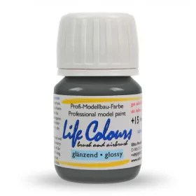   Elita Modelle 77043 Life Colours RAL7043 Verkehrsgrau B - szürke fényes modellfesték, 15 ml