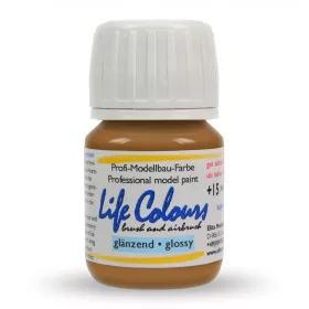   Elita Modelle 78001 Life Colours RAL8001 Ockerbraun - barna fényes modellfesték, 15 ml