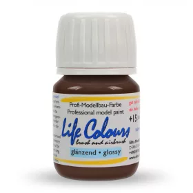   Elita Modelle 78016 Life Colours RAL8016 Mahagonibraun - barna fényes modellfesték, 15 ml