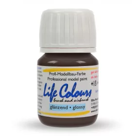   Elita Modelle 78017 Life Colours RAL8017 Schokoladenbraun - barna fényes modellfesték, 15 ml