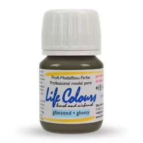   Elita Modelle 78027 Life Colours RAL8027-F9 Lederbraun - barna fényes modellfesték, 15 ml