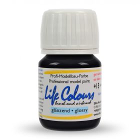   Elita Modelle_79005 Life Colours RAL9005 Tiefschwarz - fekete fényes modellfesték, 15 ml