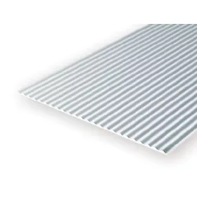  Evergreen 504526 Bádogtető sztirollap, hullám minta, 150x300 mm / 1 mm vastag (1,0) (1 db)