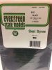 Evergreen 509115 Fekete sztirollap, 200 x 530 mm, 1,00 mm vastag (1 db)