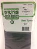 Evergreen 509511 Fekete sztirollap, 150 x 300 mm, 0,25 mm vastag (1 db)