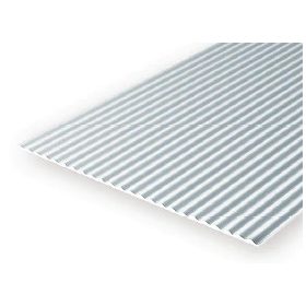   Evergreen 514530 Bádogtető sztirollap, trapézminta, 300 x 600 mm / 1 mm vastag (3,2) (1 db)