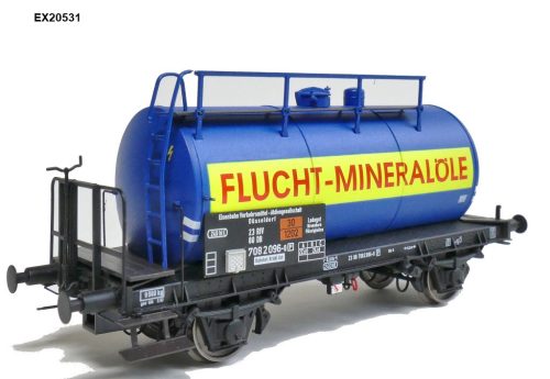 Exact-Train 20531 Tartálykocsi fékállással, 24 m³, EVA, Flucht-Mineralöle (E4) (H0)