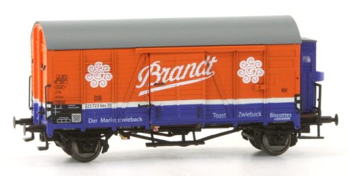 Exact-Train 20799 Fedett teherkocsi fékházzal, Oppeln sorozat, Brandt, DB (E3) (H0)
