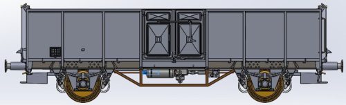Exact-Train 23949 Nyitott teherkocsi-pár, Es (Ky) sorozat, MÁV (E4) (H0)