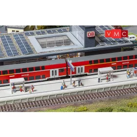 Faller 120202 Modern állomási peron kiegészítőkkel (H0)