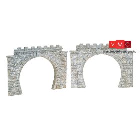 Faller 120565 Alagútbejárat, kétvágányos (2 db). Felsővezetékes üzemre is. (H0)