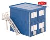 Faller 130134 Lakókonténerek építkezésekhez, 4 db - kék (H0)