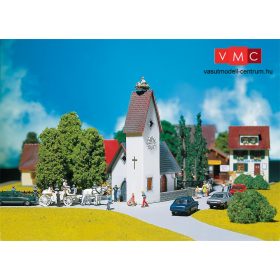 Faller 130236 Falusi templom gólyafészekkel (H0)