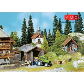 Faller 130379 Kemence, kápolna, szerszámos bódé (H0)
