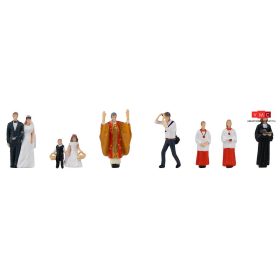 Faller 151610 Esküvői pár a templomban (H0)