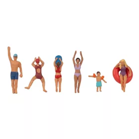 Faller 151687 Fürdőzők és úszók (H0)