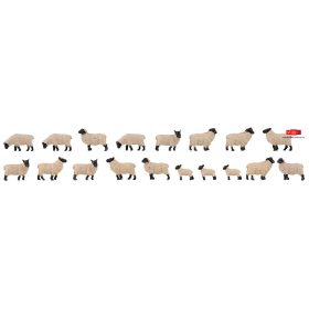 Faller 151918 Fekete fejű bárányok, 18 db (H0)
