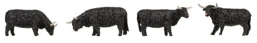 Faller 151957 Magasföldi tehenek, fekete, 4 db (H0)