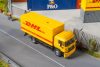 Faller 161326 Car System: LKW MAN F 2000 dobozos teherautó, DHL (HERPA) (H0) - digital