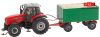 Faller 161588 Car System: Massey-Ferguson traktor forgácsszállító pótkocsival (Wiking) (H0