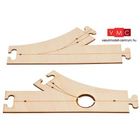   Faller 161940 Car-System: Elágazó útelem 45° (Laser-Street), 2 db (H0)