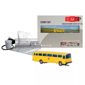 Faller 162008 Car-Sytem kezdőkészlet: Mercedes-Benz O302 autóbusz, Postbus (N)