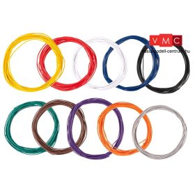 Faller 163780 Vékony vezeték-készlet 0,04 mm2, 10 méter