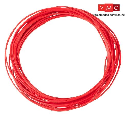 Faller 163781 Vékony vezeték, 0,04 mm2, piros, 10 méter