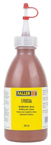 Faller 170036 Terepépítési modellfesték, 250 ml - barna