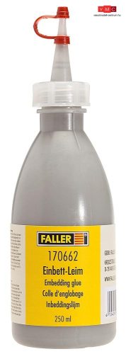 Faller 170662 Ágyazatkő ragasztó, szürke színű, 250 ml