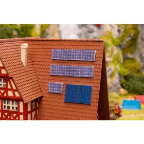 Faller 180014 Napelemek háztetőkre, 12 db elem (H0)