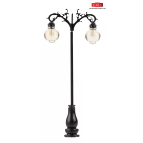   Faller 180207 Kovácsoltvas utcai lámpa gömbvilágítással, 75 mm - LED (H0)