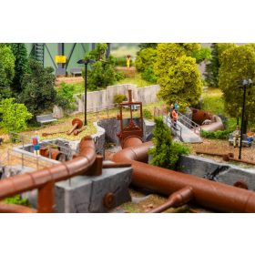 Faller 180328 Nagy csővezeték-készlet ipartelepekhez (H0)