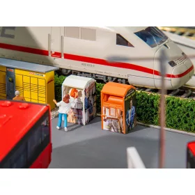 Faller 180341 Használtruhagyűjtő konténer, 4 db (H0)