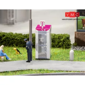 Faller 180395 Modern telefonfülke, TelH90 tip. - Telekom (2 db) (H0)