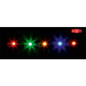 Faller 180652 Világításfüzér, 5 db - színes LED