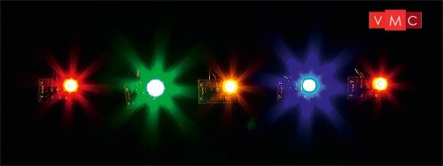 Faller 180652 Világításfüzér, 5 db - színes LED