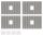 Faller 180888 Tetőelem világítóablakokkal modern ipari csarnokhoz, Goldbeck, 4 db (H0)