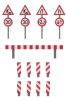 Faller 180930 Útépítési jelzőtáblák (H0)