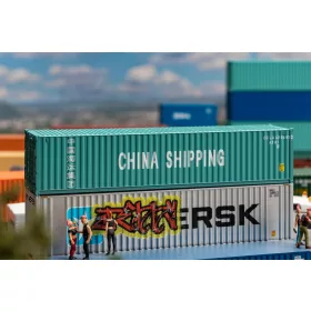 Faller 182101 Konténer 40 lábas, China Shipping (H0)