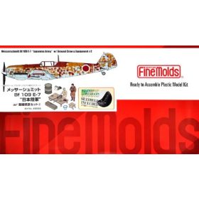   Fine Molds 48995 Bf 109 E-7  "Japanese  Army" w/Ground Crew & Equipment #2 (1/48)