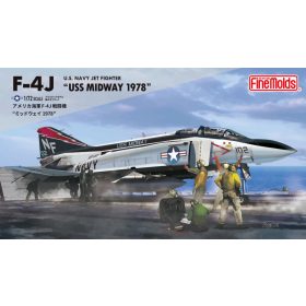   Fine Molds 72743 U.S. Navy Jet Fighter F-4J "USS Midway 1978" 1/72 repülőgép makett